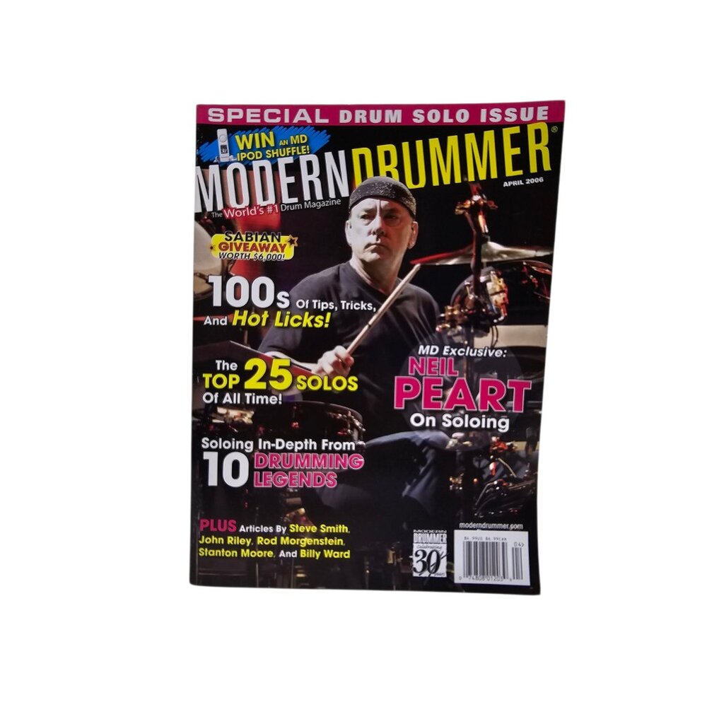 Modern Drummer magazine  . back issue April 2006